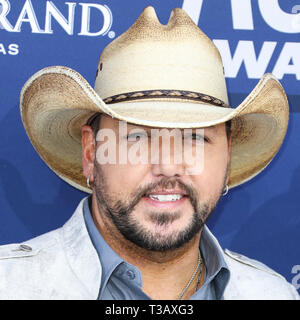 Las Vegas, États-Unis. 07Th avr, 2019. LAS VEGAS, NEVADA, USA - 07 avril : Jason Aldean arrive à la 54e Academy of Country Music Awards qui a eu lieu au MGM Grand Garden Arena le 7 avril 2019 à Las Vegas, Nevada, United States. (Photo par Xavier Collin/Image Crédit : Agence de Presse) L'agence de presse Image/Alamy Live News Banque D'Images