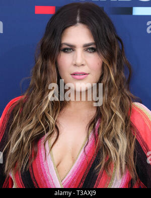 Las Vegas, États-Unis. 07Th avr, 2019. LAS VEGAS, NEVADA, USA - 07 avril : la chanteuse Hillary Scott, Lady Antebellum porter Missoni arrive à la 54e Academy of Country Music Awards qui a eu lieu au MGM Grand Garden Arena le 7 avril 2019 à Las Vegas, Nevada, United States. (Photo par Xavier Collin/Image Crédit : Agence de Presse) L'agence de presse Image/Alamy Live News Banque D'Images