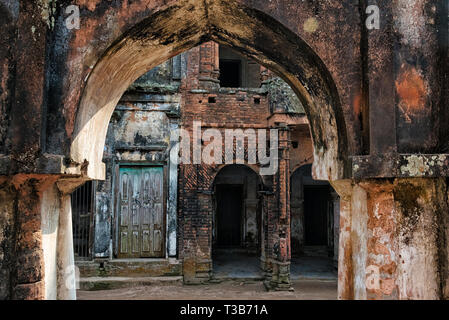 Anciens bâtiments de Panam City, Sonargaon Dhaka, Narayanganj, Division, Bangladesh Banque D'Images