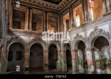 Anciens bâtiments de Panam City, Sonargaon Dhaka, Narayanganj, Division, Bangladesh Banque D'Images