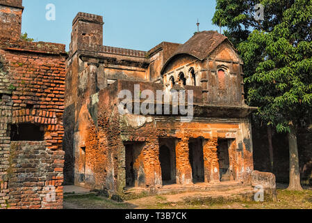 Anciens bâtiments de Panam City, Sonargaon Dhaka, Narayanganj, Division, Bangladesh Banque D'Images