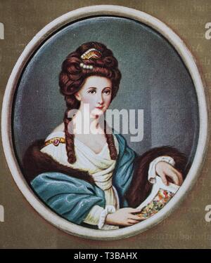 Maria Anna Angelika Kauffmann, 1741-1807, généralement connu sous le nom de Angelica Kauffman est un peintre néo-classique qui a eu une carrière réussie je Banque D'Images