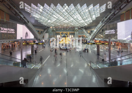 L'hôtel de transit, l'aéroport de Doha, Qatar Banque D'Images