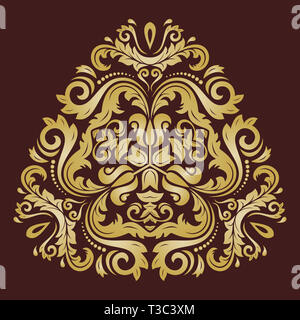 Dans un style classique élégant ornement Banque D'Images