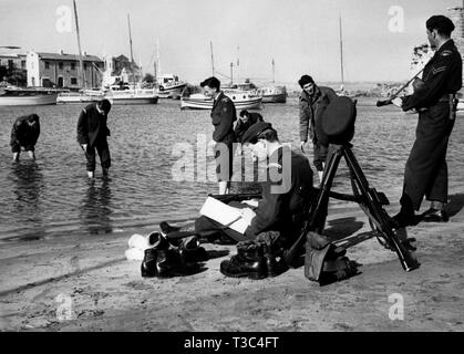 Chypre, les soldats d'un régiment de RAF, 1968 Banque D'Images