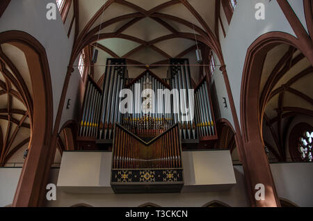 BAYREUTH, ville gothique Sainte Trinité de l'église évangélique luthérienne, l'église principale de Haute-franconie. Banque D'Images