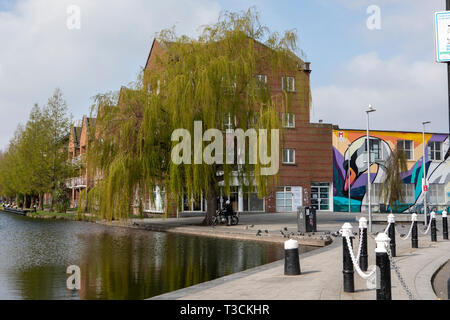 Port de Portobello sur le Grand Canal de Dublin Banque D'Images