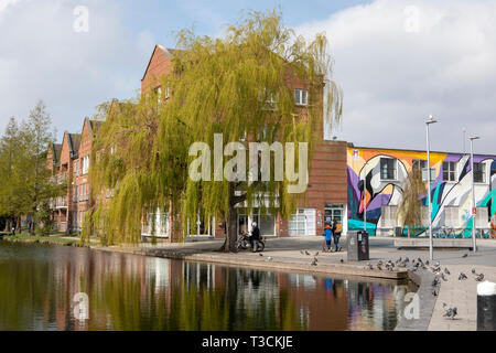 Port de Portobello sur le Grand Canal de Dublin Banque D'Images