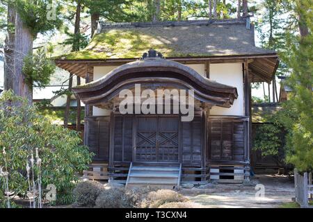 Dépôt des écritures bouddhistes du temple Kongobuji Kongobuji, à Koyasan en, au Japon. Banque D'Images