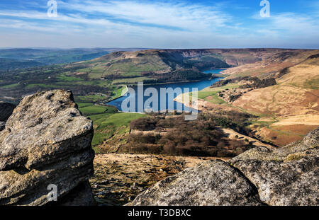 Réservoir d'Dovestone, Greenfield, Greater Manchester UK. Banque D'Images