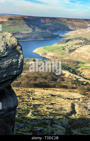 Réservoir d'Dovestone, Greenfield, Greater Manchester UK. Banque D'Images