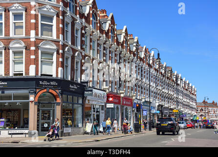 Muswell Hill Broadway, Muswell Hill, London Borough of Haringey, Greater London, Angleterre, Royaume-Uni Banque D'Images