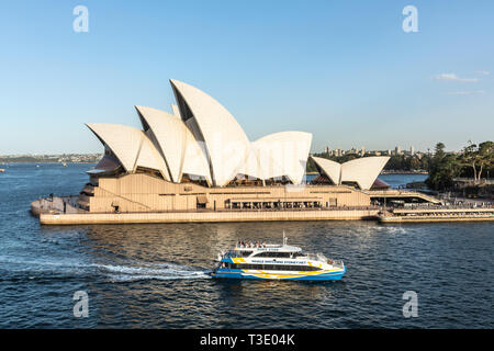 Sydney Australie 12 Février 2019 Vue De Côté De Lopéra