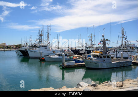 07 avril 2019, San Diego, Californie. Bateaux dans le port de thon. Banque D'Images