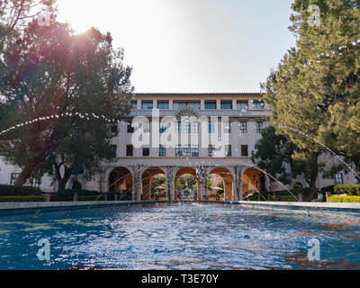 Los Angeles, 24 mai : Vue extérieure de l'Institut Beckman à Caltech Le 24 mai 2019 à Los Angeles, Californie Banque D'Images