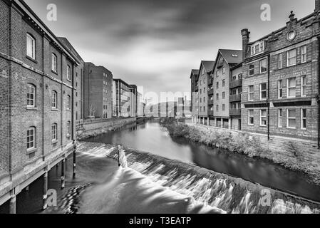 Lady's Bridge, Sheffield Banque D'Images