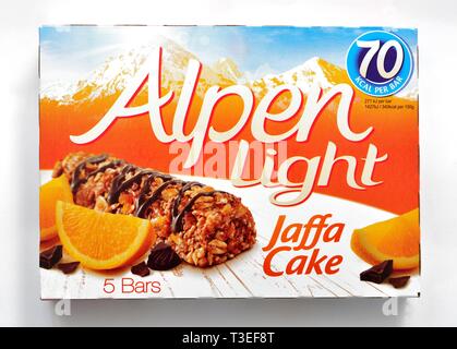 Alpen,léger,Jaffa cake 5 pack, Banque D'Images