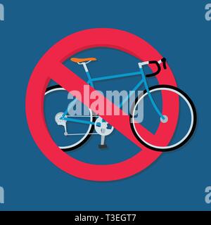 Location interdite sign vector illustration Illustration de Vecteur