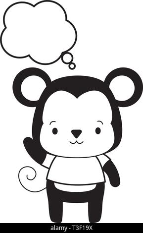 Cartoon animal mignon Illustration de Vecteur