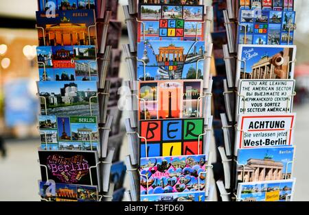 Berlin, Allemagne. Mar 28, 2019. Cartes postales, l'Allemagne, la ville de Berlin, 28. Mars 2019. Crédit : Frank May | utilisée dans le monde entier/dpa/Alamy Live News Banque D'Images