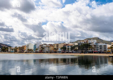 Port de Pollença - îles Baléares, Espagne Banque D'Images