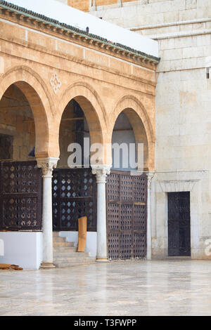 La mosquée Zitouna en Tunisie Banque D'Images