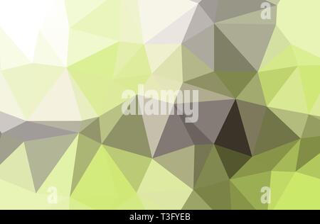 Jaune Vert gris géométrique abstrait couleurs background texture, low poly, triangle, Illustration graphique de l'ordinateur Illustration de Vecteur