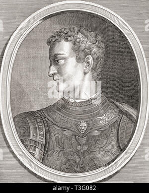 Caligula, 12 - AD 41 AD. Empereur Romain. Banque D'Images