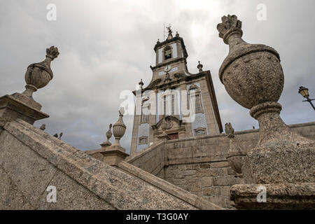 L'église Igreja de São Paio en Arcos de Valdevez, Minho, Portugal, Europe Banque D'Images