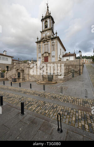 L'église Igreja de São Paio en Arcos de Valdevez, Minho, Portugal, Europe Banque D'Images