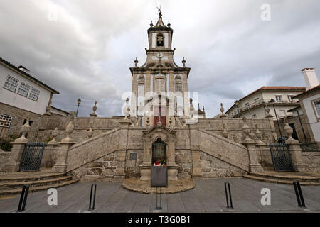 L'église Igreja de São Paio en Arcos de Valdevez, Minho, Portugal, Europe Banque D'Images