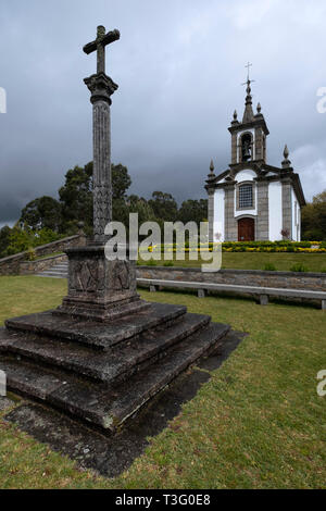 Capela da Senhora do Crasto, Viana do Castelo, Minho, Portugal Banque D'Images