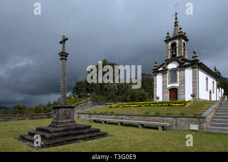 Capela da Senhora do Crasto, Viana do Castelo, Minho, Portugal Banque D'Images