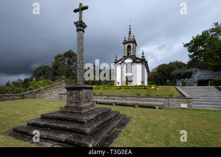 Capela da Senhora do Crasto, Viana do Castelo, Minho, Portugal Banque D'Images