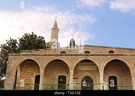 Les Grans Mosquée (Djami Kebir comme il est appelé) à Larnaca, Chypre Banque D'Images