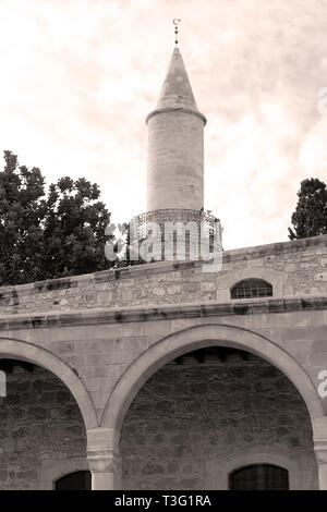 Les Grans Mosquée (Djami Kebir comme il est appelé) à Larnaca, Chypre Banque D'Images