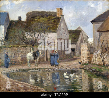 Camille PISSARRO (1830 - 1903) l'étang à Montfoucault