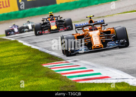 Monza/Italie - # 2 Stoffel Vandoorne durant le Grand Prix d'Italie Banque D'Images