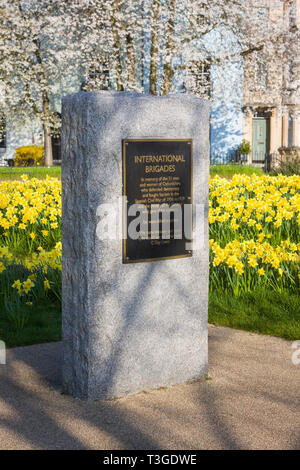 Le mémorial aux 31 hommes d'Oxford qui a combattu dans les Brigades internationales pendant la guerre civile espagnole Banque D'Images