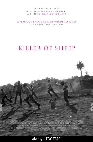 Killer of Sheep Année 1978 - USA Affiche / Poster Réalisateur : Charles Burnett Banque D'Images