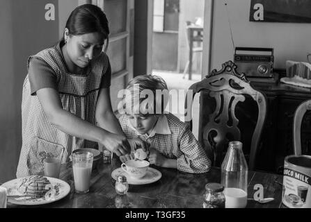 Roma Année : 2018 Mexique / USA Réalisateur : Alfonso Cuaron, Yalitza Aparicio, Marco Graf Banque D'Images