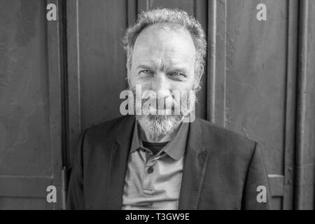 Écrivain islandais Jón Kalman Stefánsson Incroci di Civiltà pose pendant le Festival international de littérature, 05 avril 2019 à Venise, Italie Banque D'Images