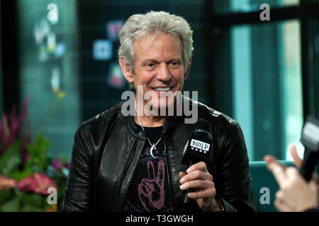 New York, USA. 08 avr, 2019. Don Felder à construire des séries, discuter de sa tournée mondiale et nouvel album 'American Rock 'n' roll' à construire sur Studio 08 Avril, 2019 à New York, New York. crédit : Steve Mack/S.D. Mack Photos/Alamy Banque D'Images