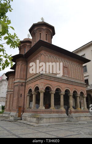 Eglise Cretulescu (Kretzulescu), Bucarest, Roumanie. Une église orthodoxe de l'Est Banque D'Images