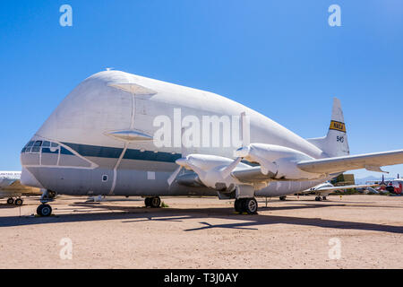 Aero Spacelines 377SG Super Guppy Banque D'Images