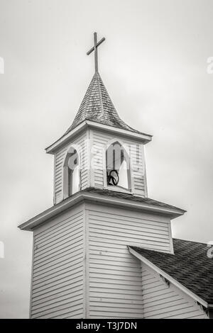 Village frontalier à Jamestown (Dakota du Nord) est un intéressant, amusant et éducatif de l'expérience. Les bâtiments authentiques et activités sont disponibles à la tour. Banque D'Images