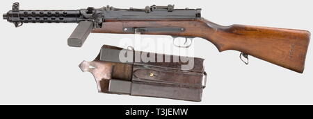 Les armes de service, de l'Allemagne jusqu'en 1945, MP 34 (ö), mitraillette, Steyr-Solothurn Deko, calibre 9 mm Para, numéro 3296, Editorial-Use-seulement Banque D'Images