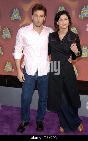 LOS ANGELES, CA. 01 juin 2002 : l'Acteur Ben Affleck et l'actrice Bridget Moynahan au MTV Movie Awards à Los Angeles. © Paul Smith / Featureflash Banque D'Images