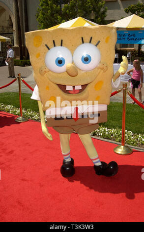 LOS ANGELES, CA. 23 juin 2002 : Spongebob Squarepants au Hollywood premiere de Hé Arnold ! Le film. © Paul Smith / Featureflash Banque D'Images