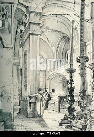 'Le vestibule de l'église du Saint Sépulcre", 1902. Créateur : John Fulleylove. Banque D'Images